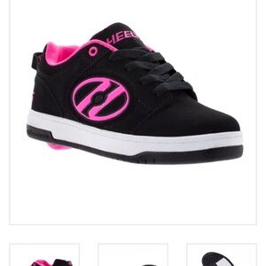 Heelys Black and Pink Skate Shoes